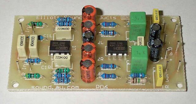 Photo of completed preamp